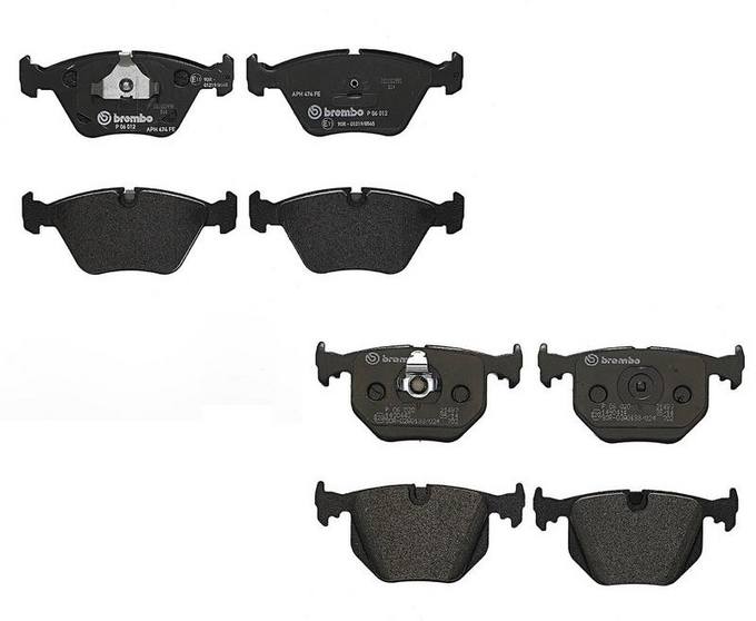 Brembo Brake Pads Kit Front and Rear (LowMet) Brembo 3023828KIT